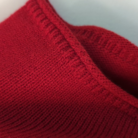 Coldwater Creek Red Sweater with Cap Sleeves - Picture 11 of 16